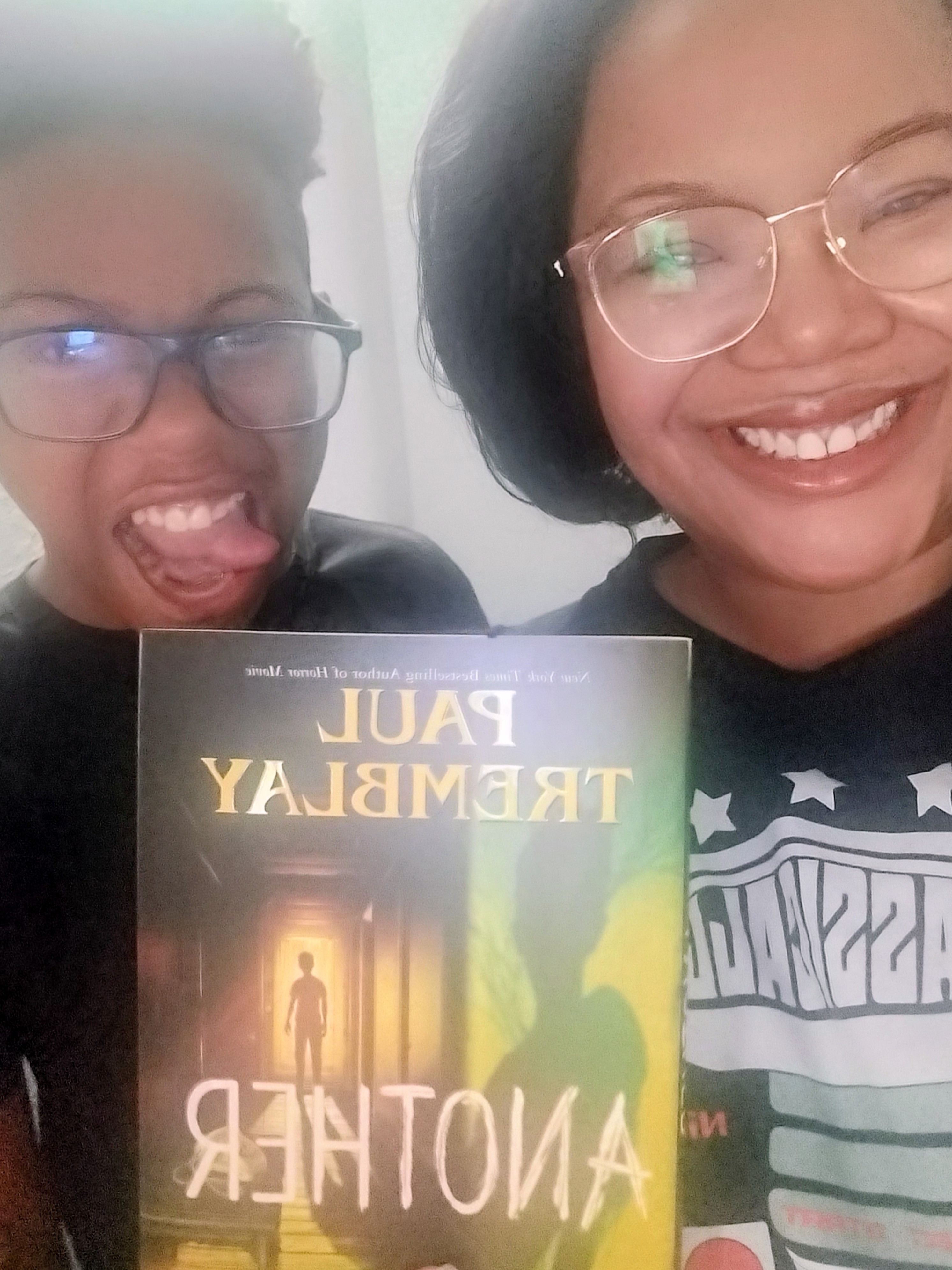 Quinn and her son Aidyn on Reading To Connect Day