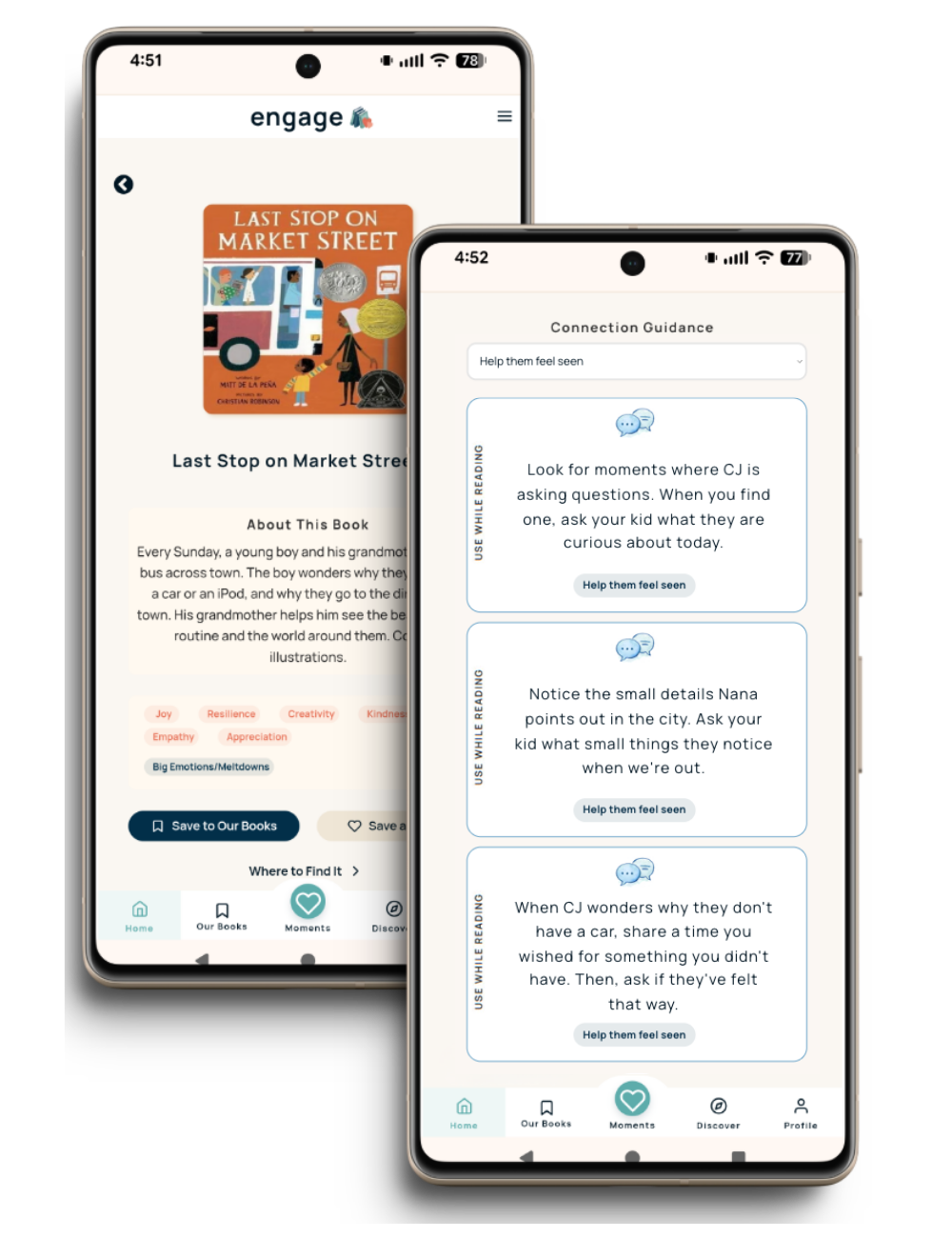 ENGAGE app — Last Stop on Market Street with Connection Guidance